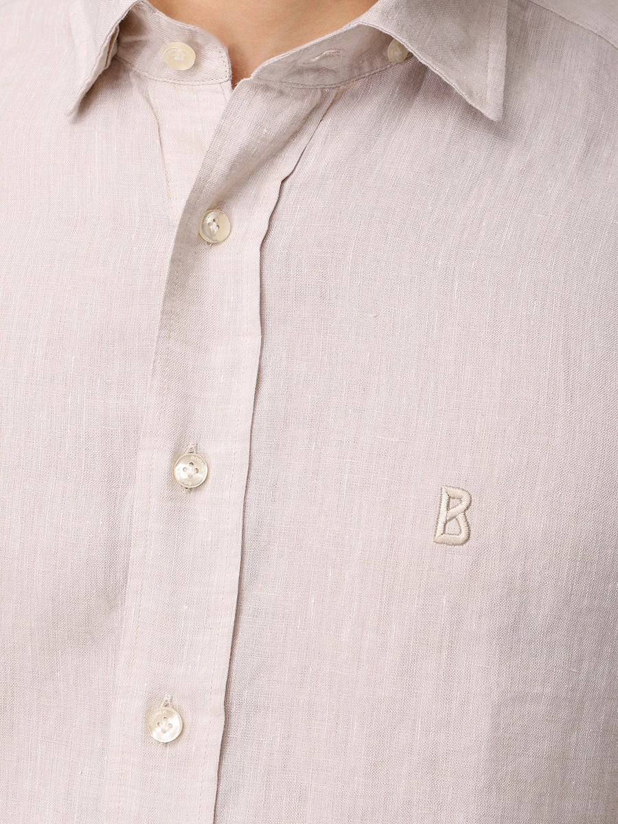 Рубашка Slim Fit льняная Timi