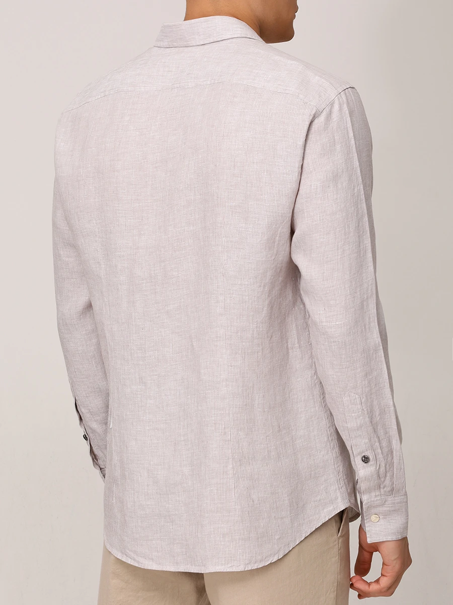 Рубашка Slim Fit льняная Timi