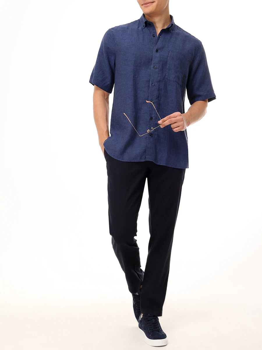 Рубашка Slim Fit льняная Lykos