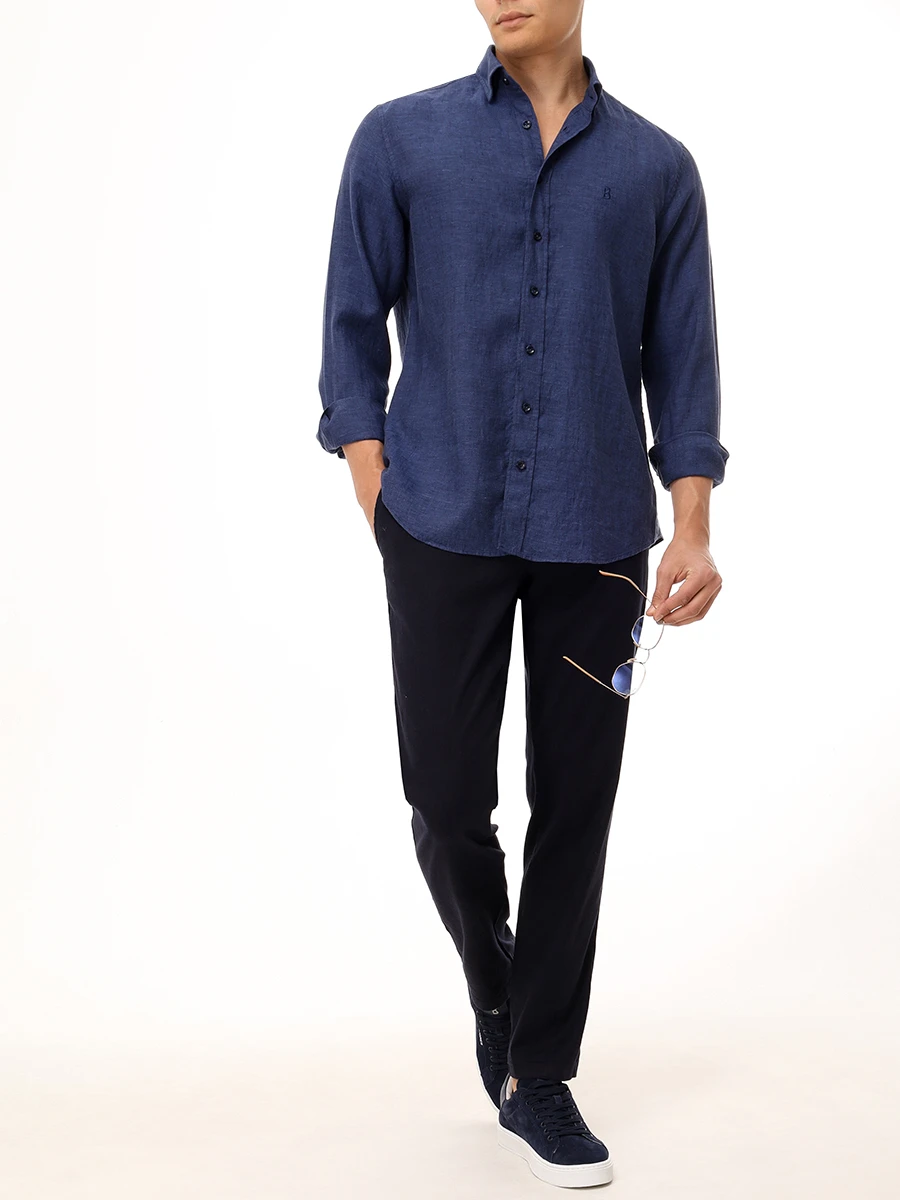 Брюки из хлопка и льна Riley