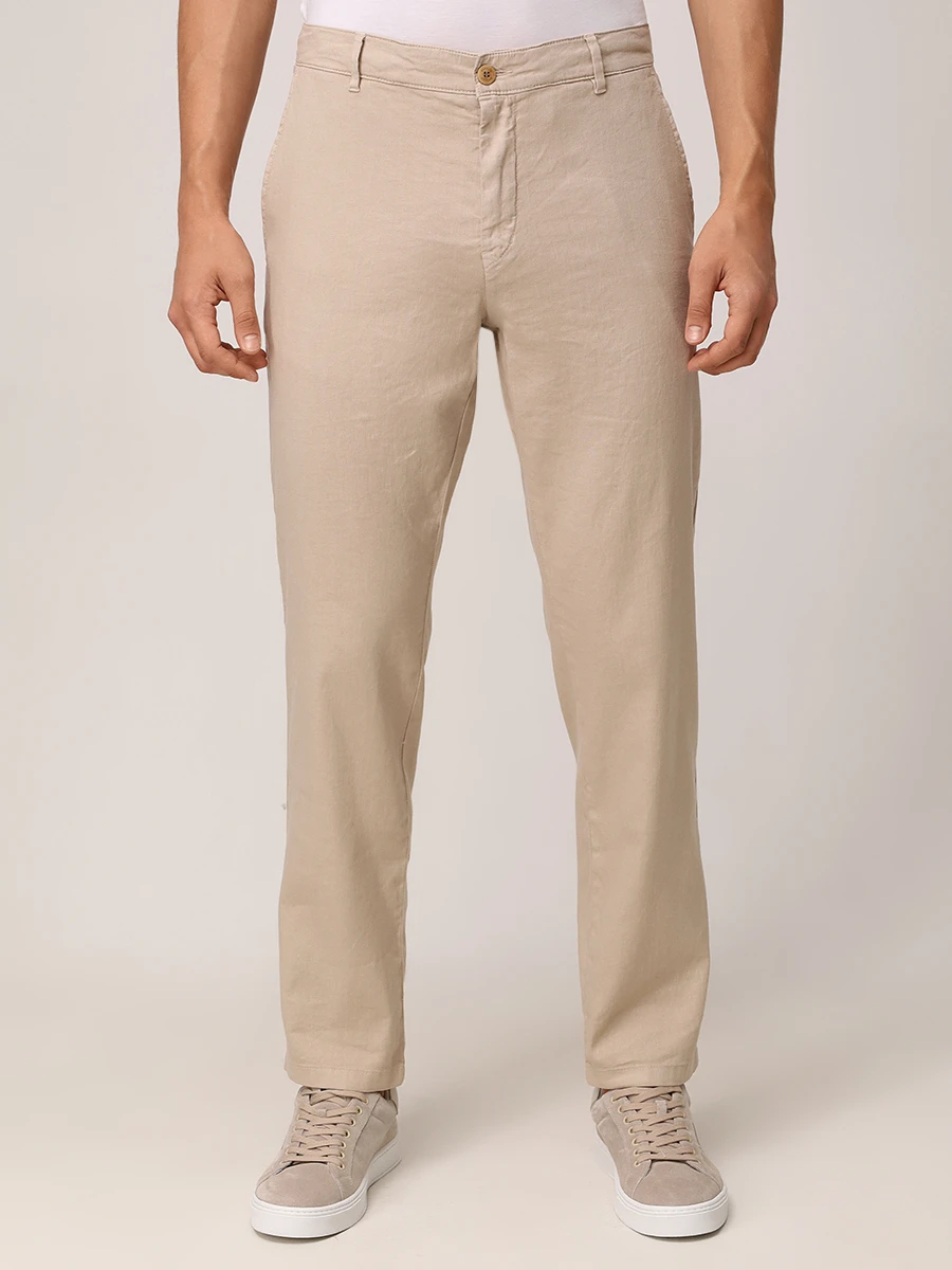 Брюки из хлопка и льна Riley