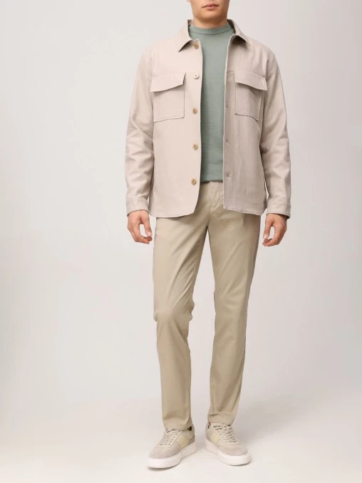 Куртка из хлопка и льна Larry BOGNER