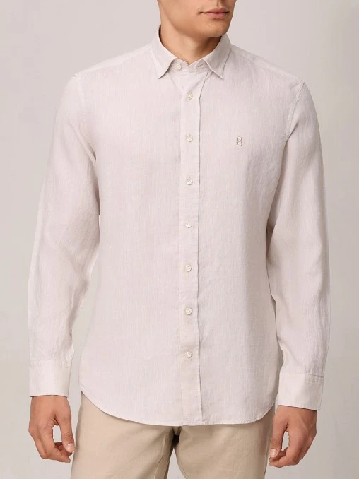 Рубашка Slim Fit льняная Timi BOGNER