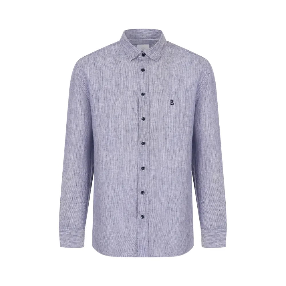 Рубашка Slim Fit льняная Timi