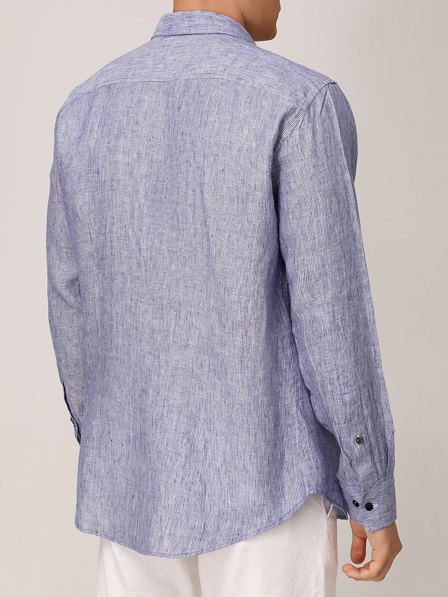 Рубашка Slim Fit льняная Timi