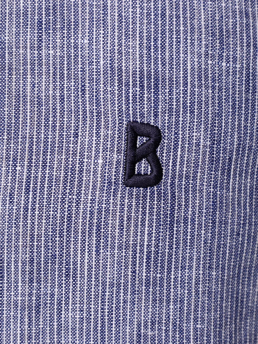 Рубашка Slim Fit льняная Timi