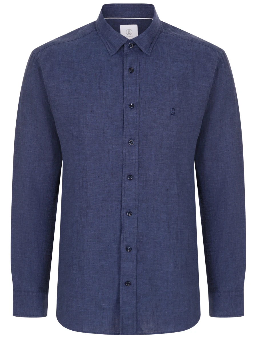 Рубашка Slim Fit льняная Timi