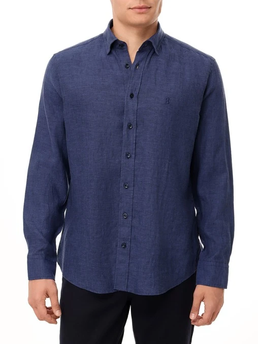 Рубашка Slim Fit льняная Timi BOGNER