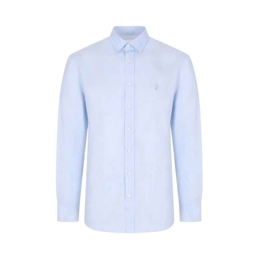 Рубашка Slim Fit льняная Timi