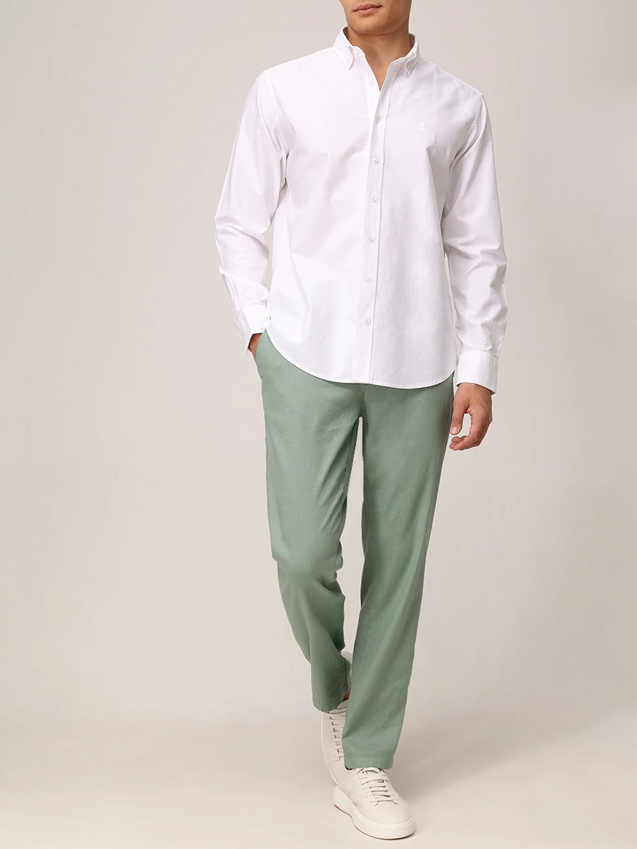 Брюки из хлопка и льна Riley