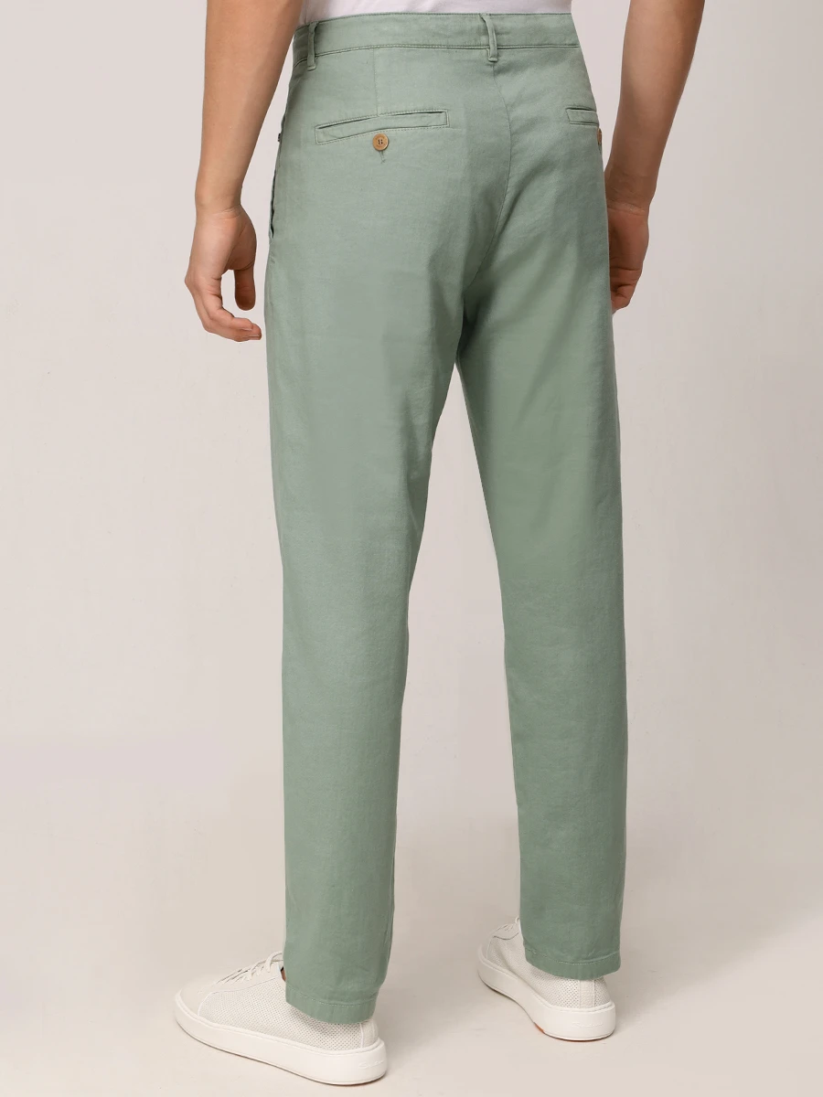 Брюки из хлопка и льна Riley