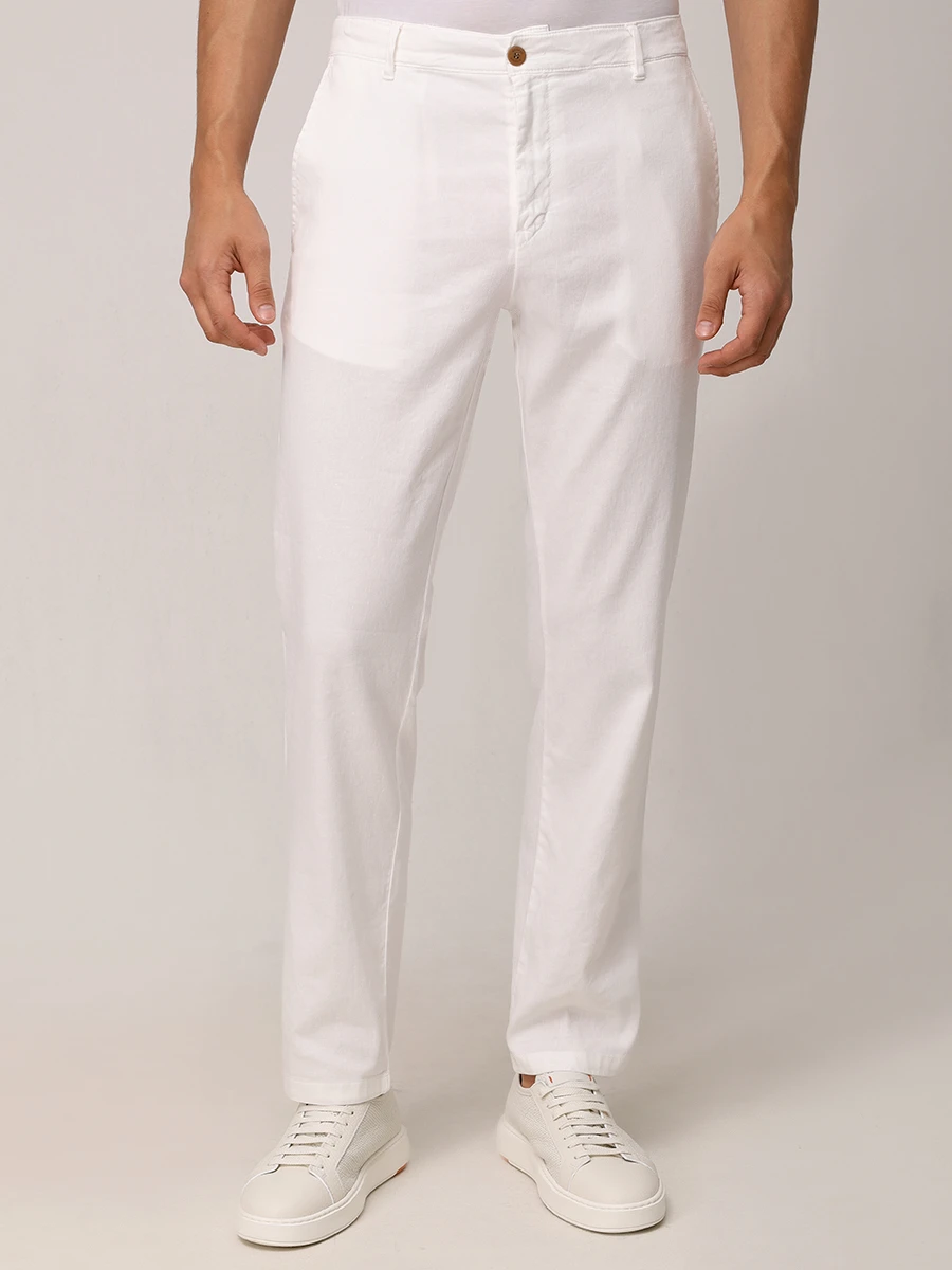 Брюки из хлопка и льна Riley