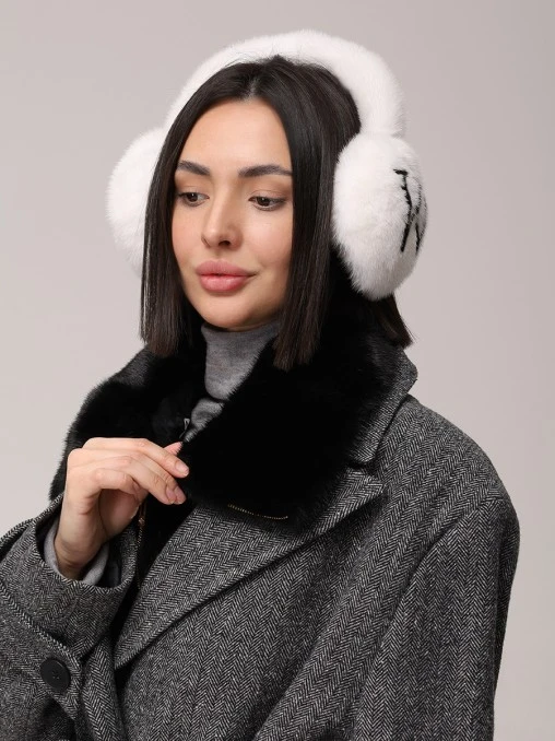 Наушники норковые WL limited WHITE LILY