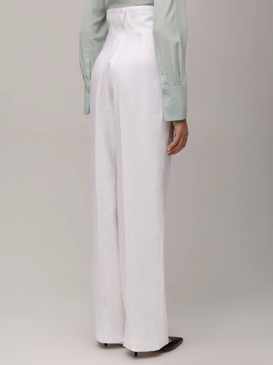 Брюки льняные