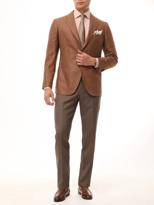 Брюки шерстяные CESARE ATTOLINI