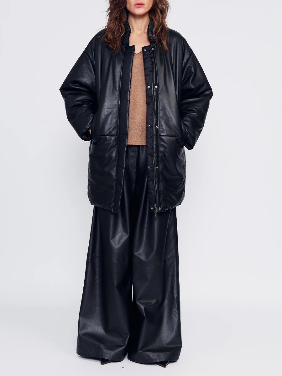 Куртка кожаная