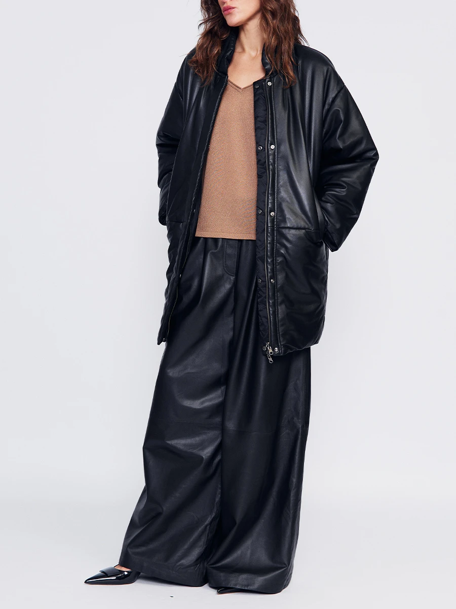 Куртка кожаная