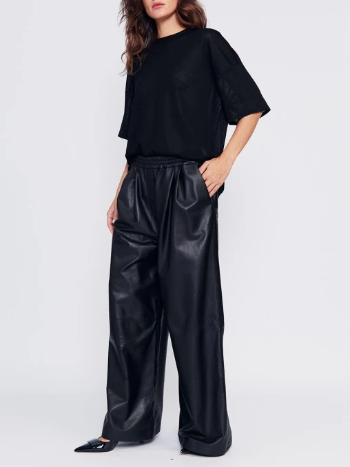 Брюки кожаные FREE AGE