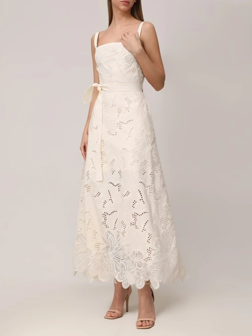 Платье с вышивкой ELIE SAAB