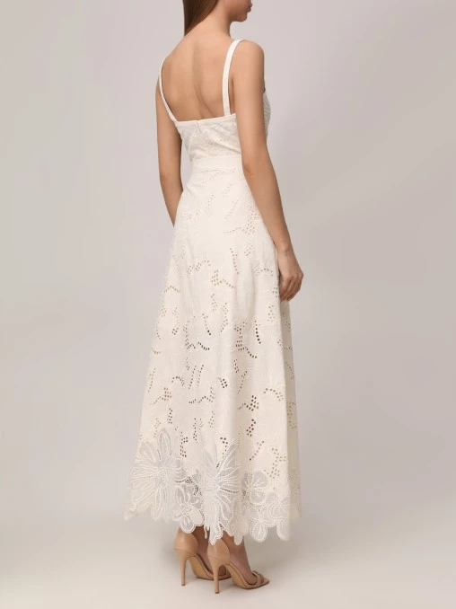 Платье с вышивкой ELIE SAAB