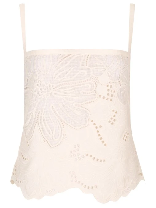 Топ с вышивкой ELIE SAAB