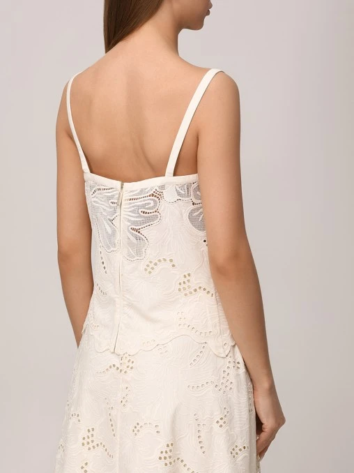 Топ с вышивкой ELIE SAAB