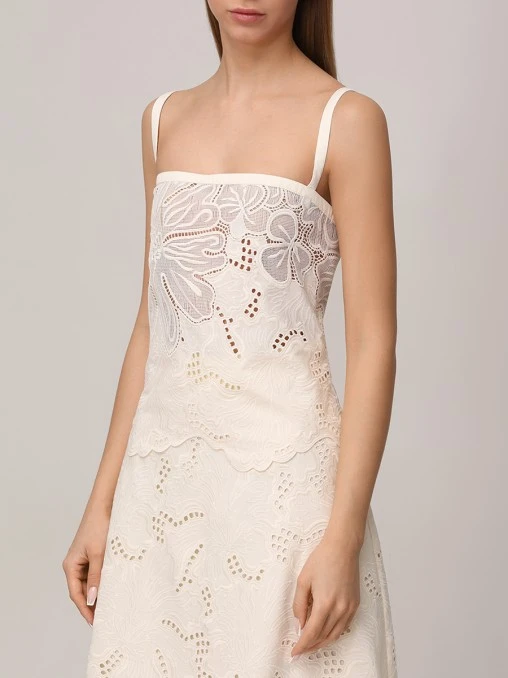 Топ с вышивкой ELIE SAAB