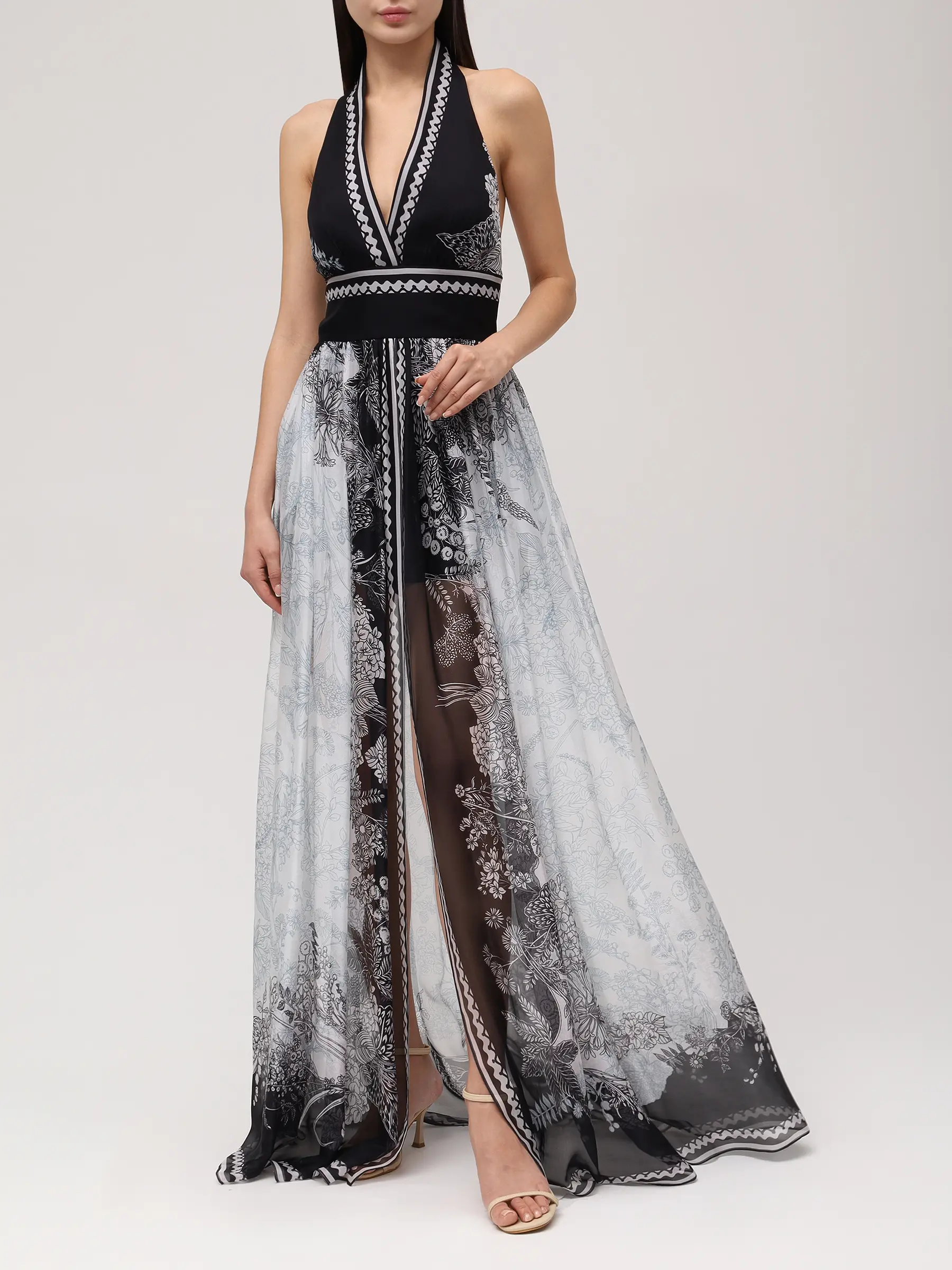 Платье шелковое