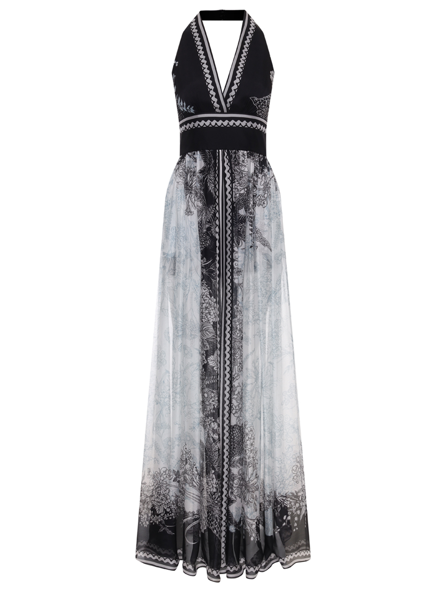 Платье шелковое