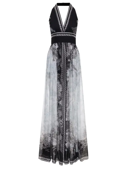 Платье шелковое ELIE SAAB