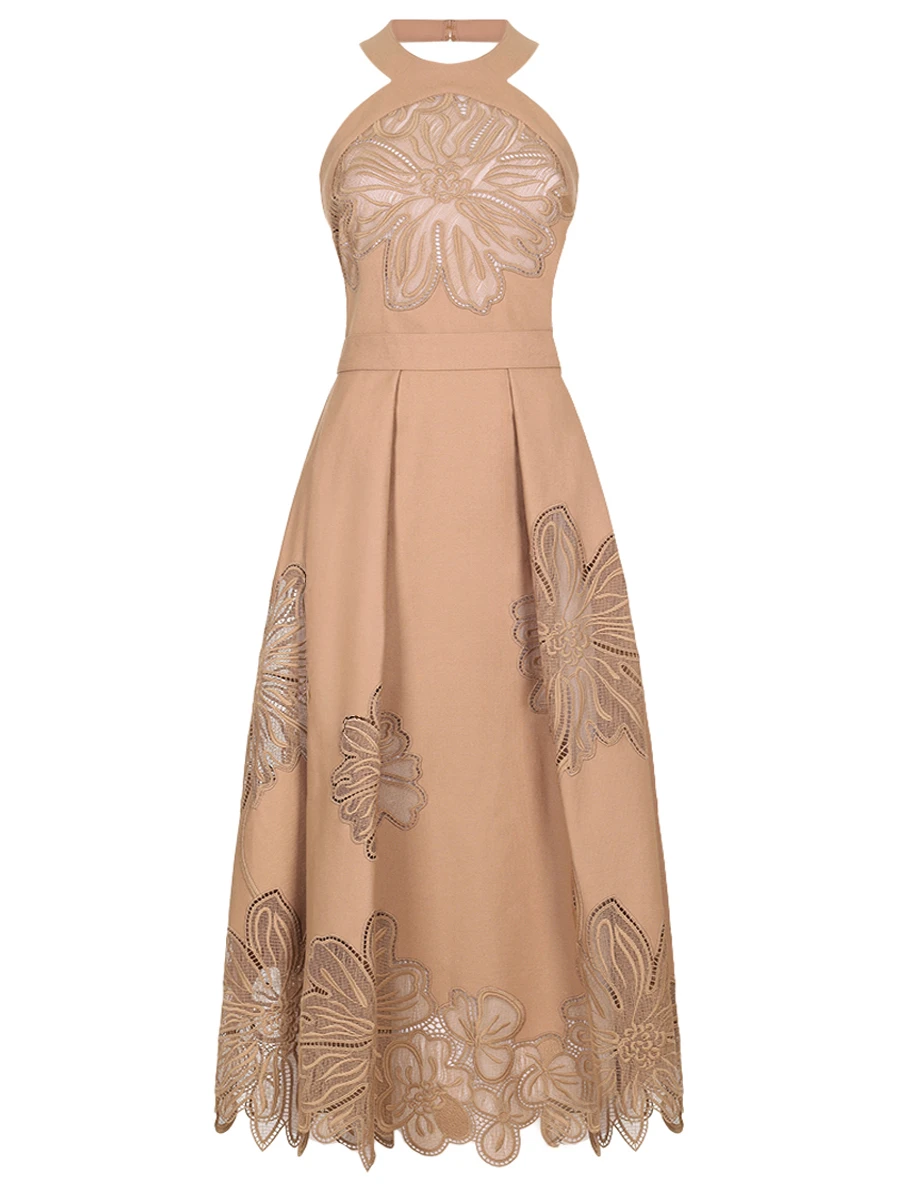 Платье с шитьем