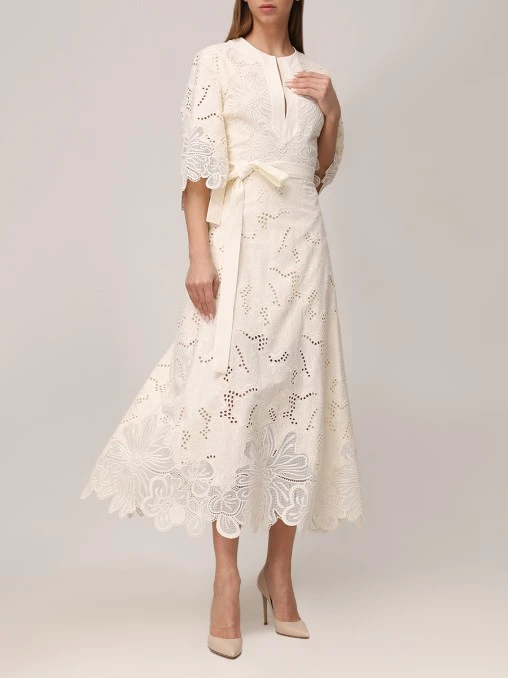 Платье с вышивкой ELIE SAAB