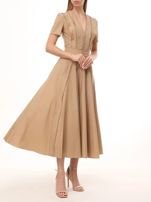 Платье хлопковое ELIE SAAB