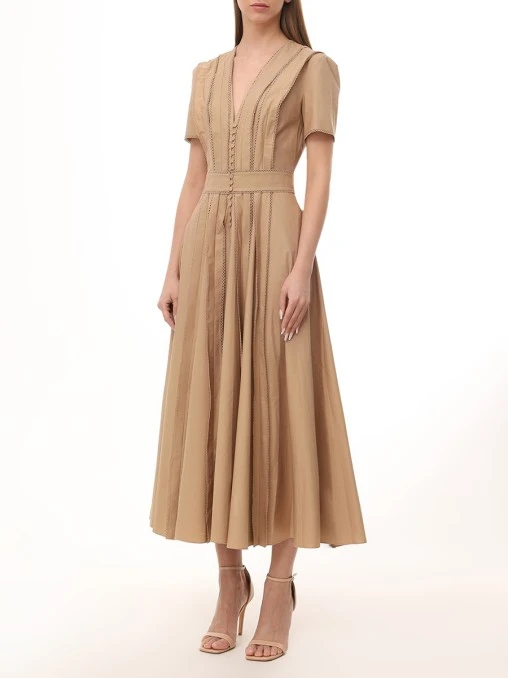 Платье хлопковое ELIE SAAB