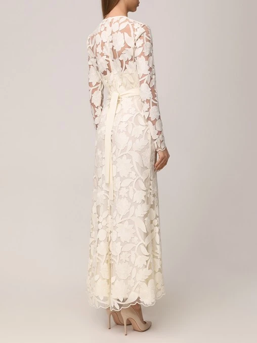 Платье с вышивкой ELIE SAAB