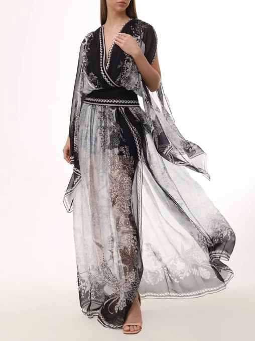 Блуза шелковая ELIE SAAB