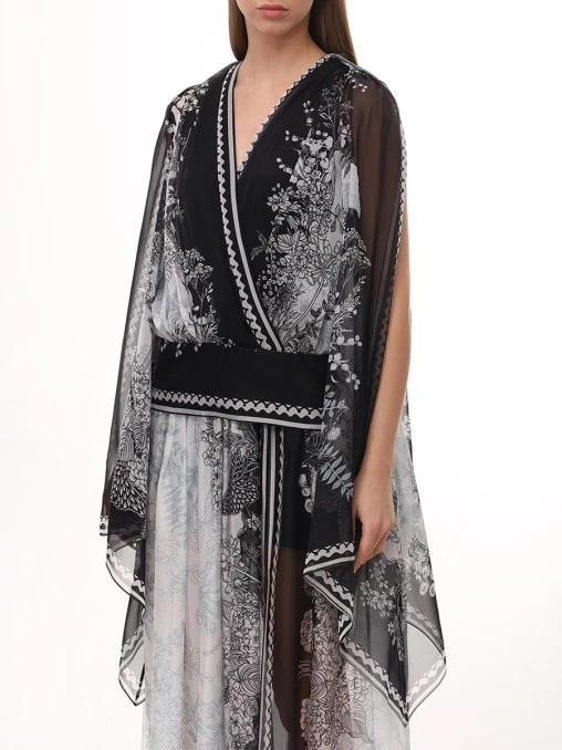 Блуза шелковая ELIE SAAB