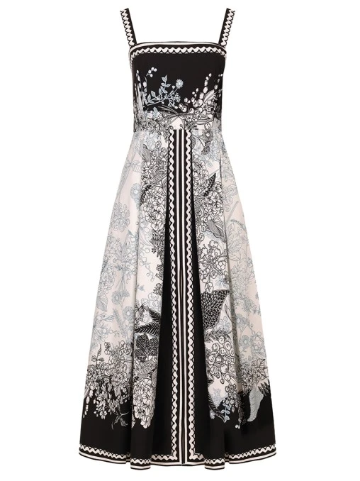 Платье хлопковое ELIE SAAB