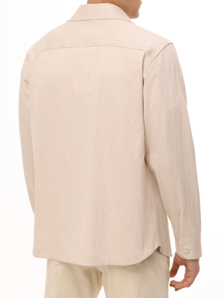 Рубашка из хлопка и льна