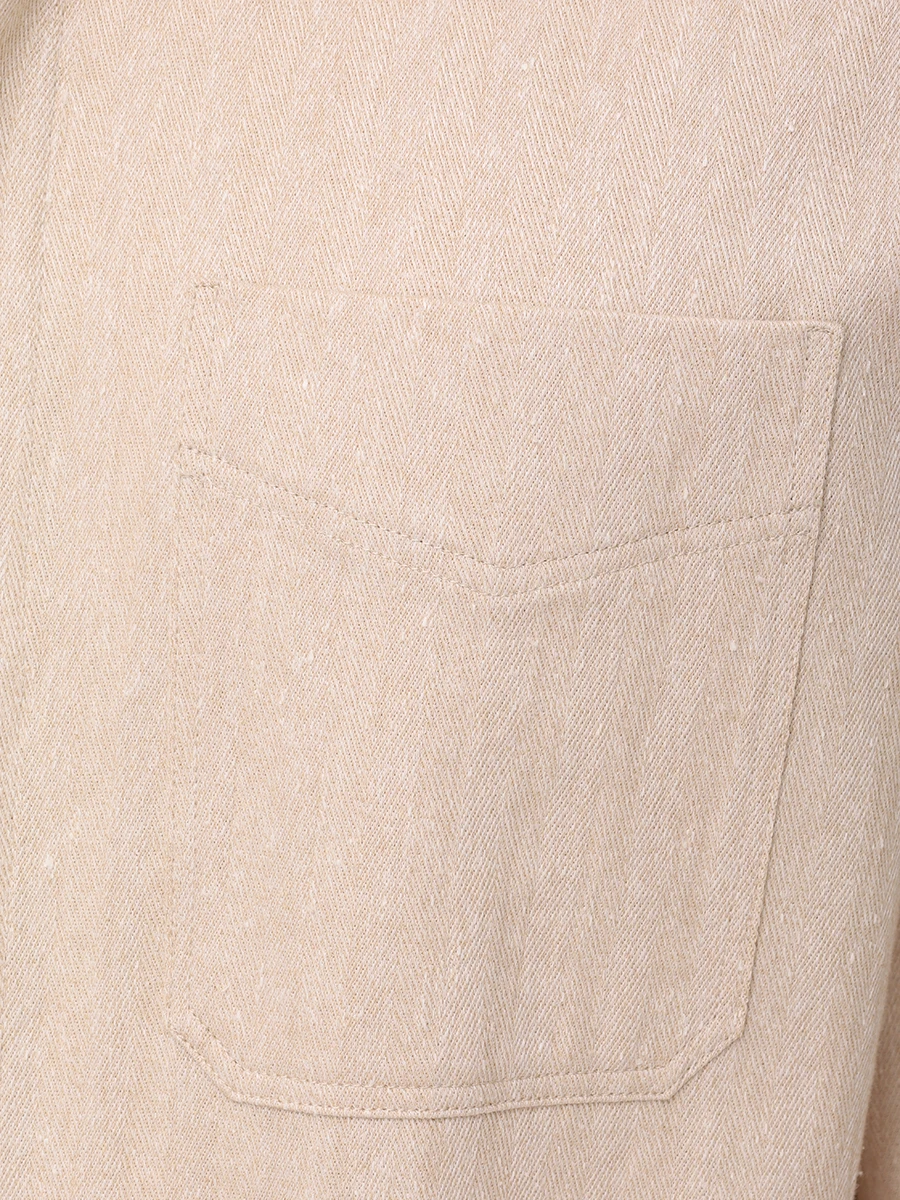 Рубашка из хлопка и льна