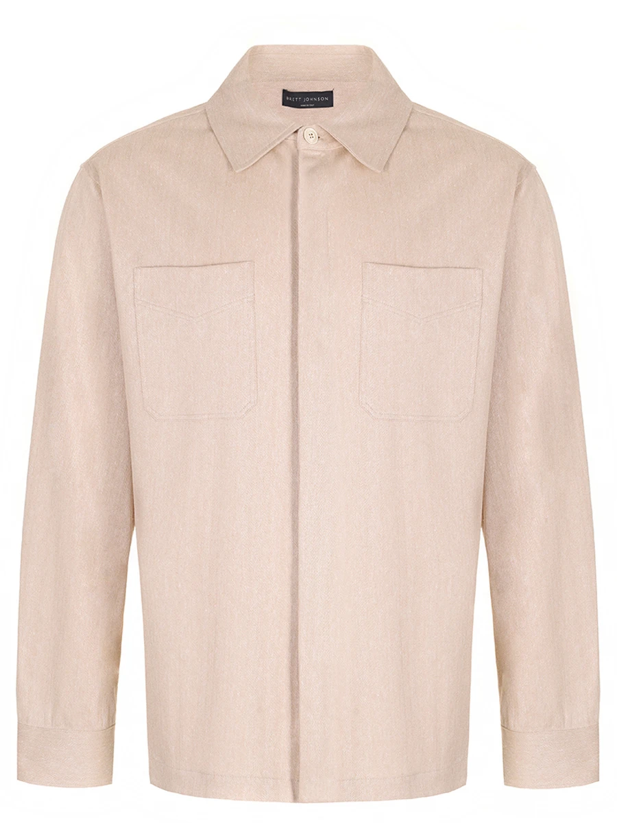 Рубашка из хлопка и льна