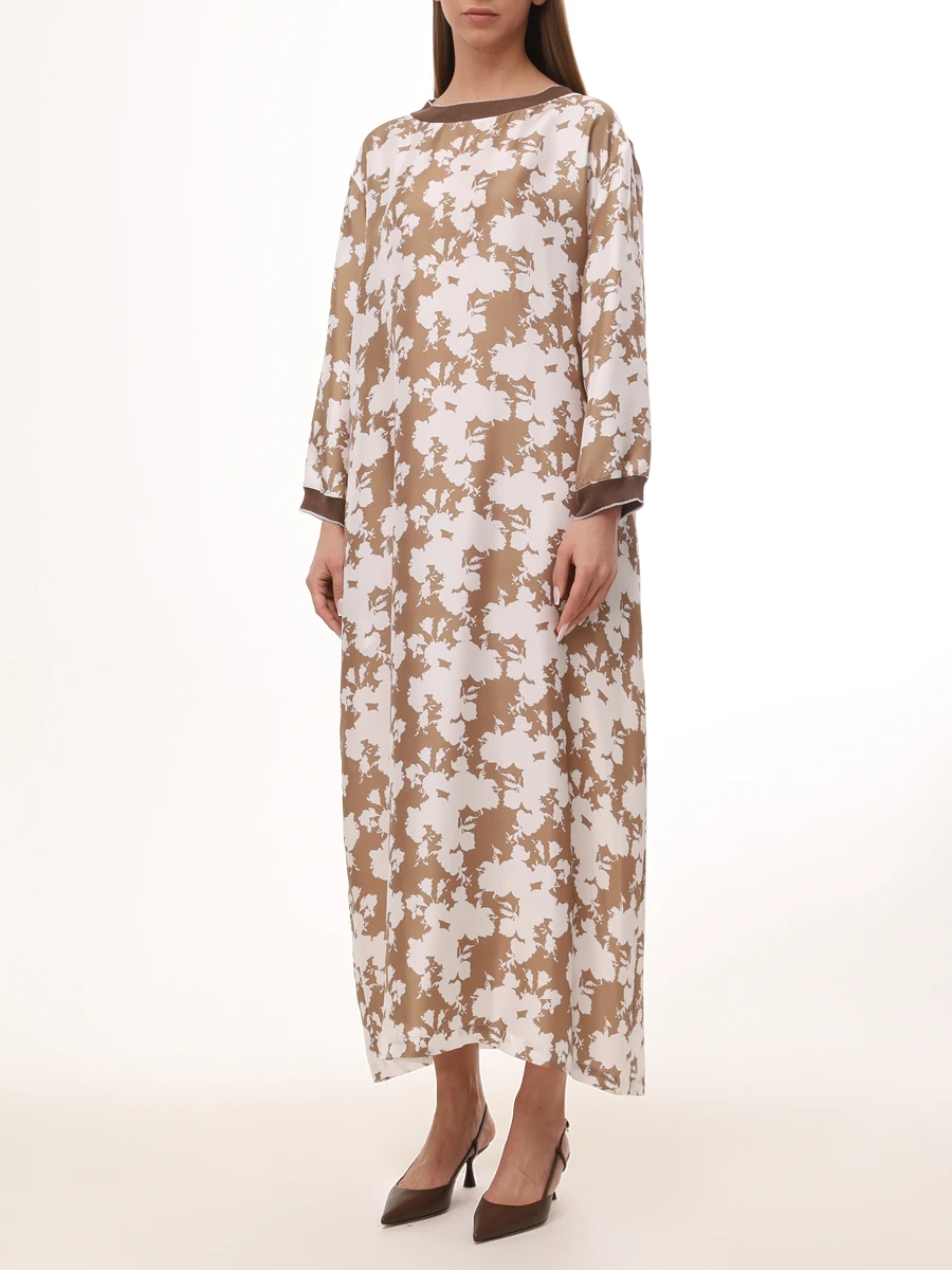 Платье шелковое