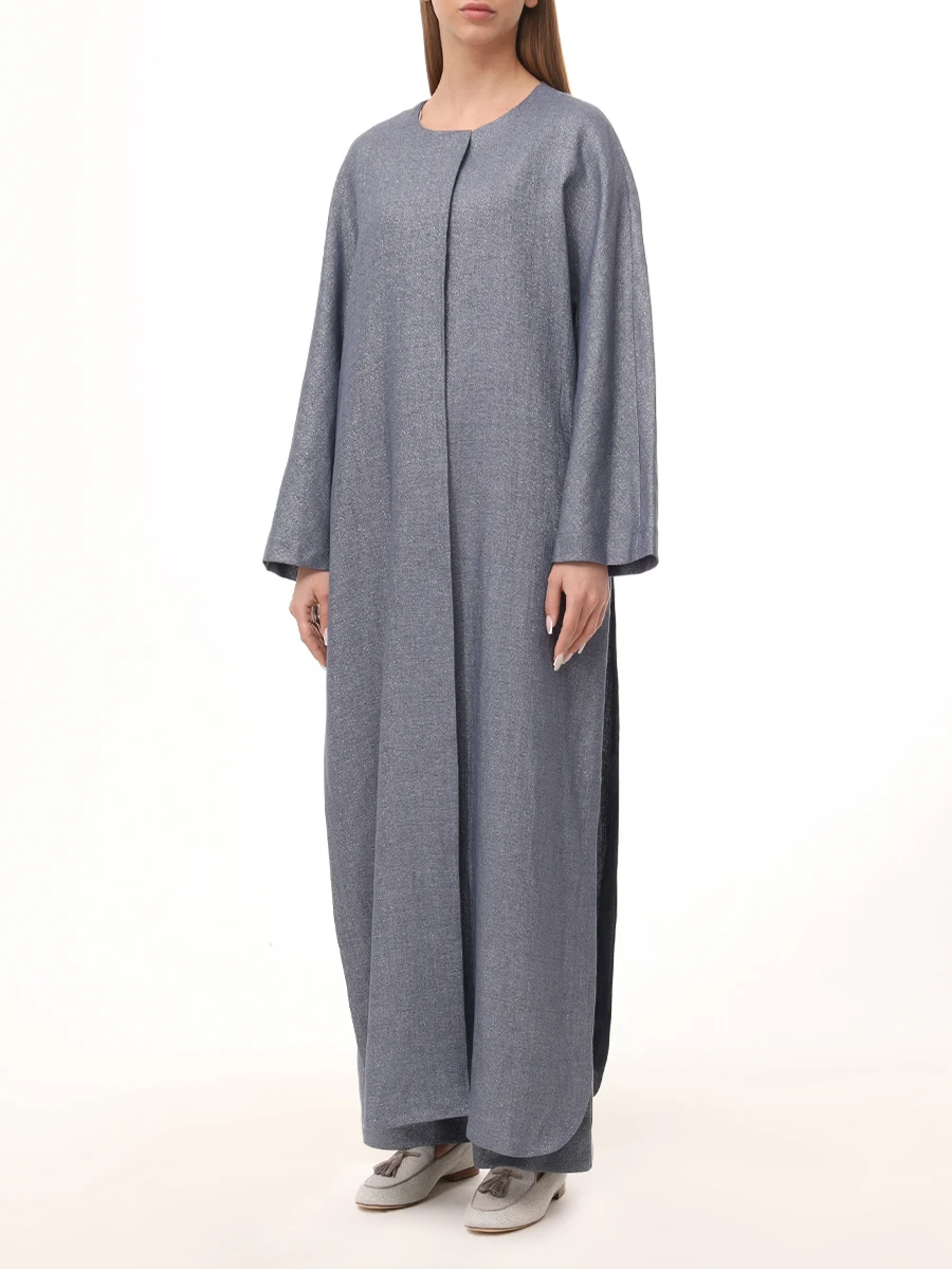 Пальто льняное