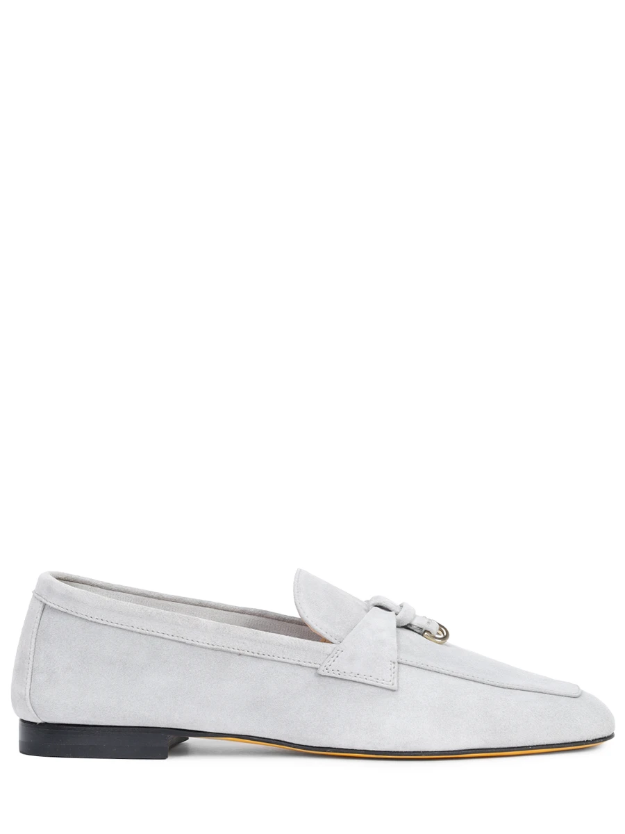 Лоферы замшевые