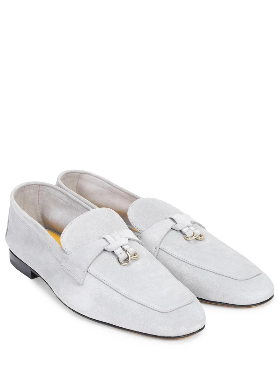 Лоферы замшевые