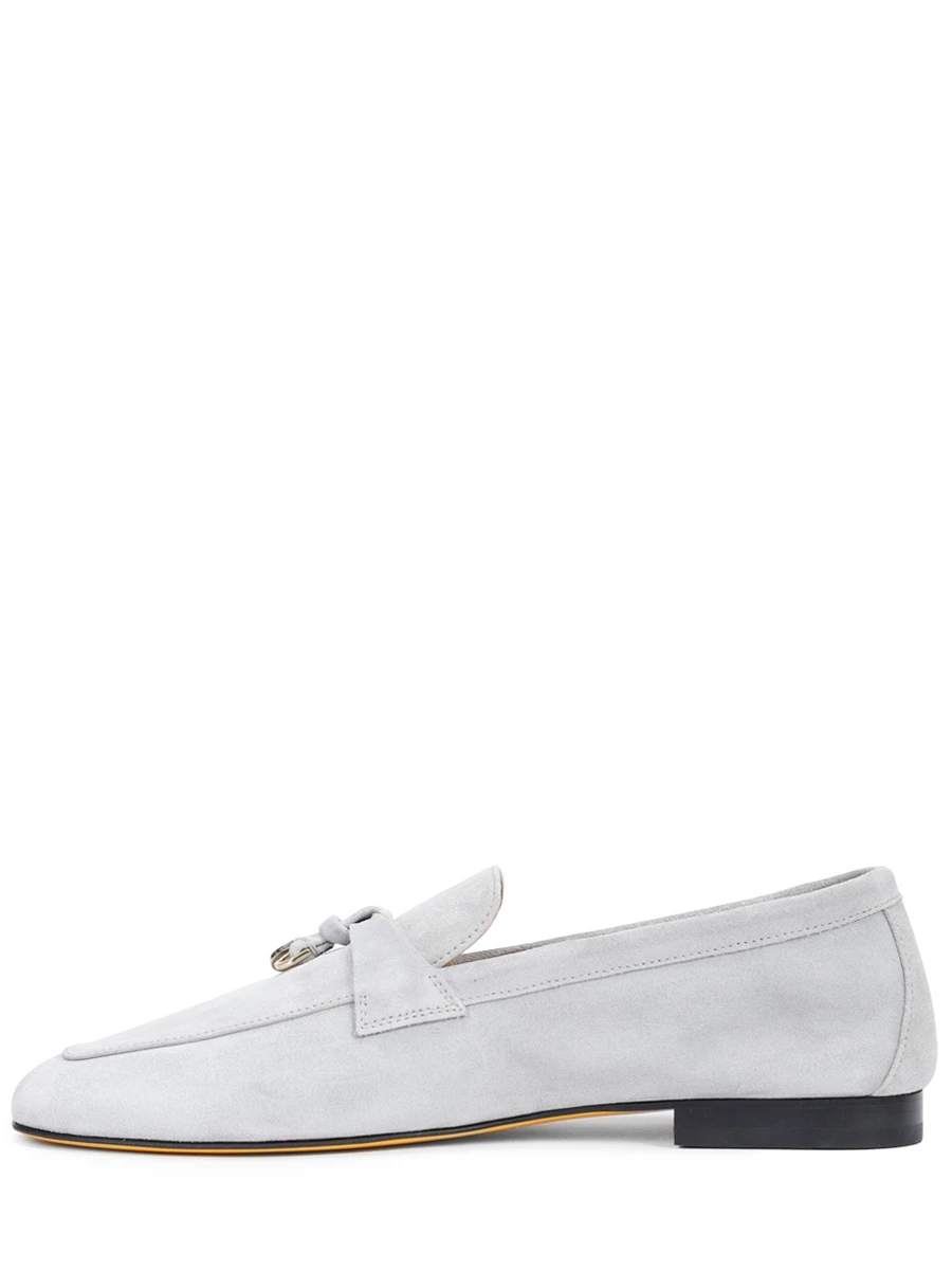 Лоферы замшевые