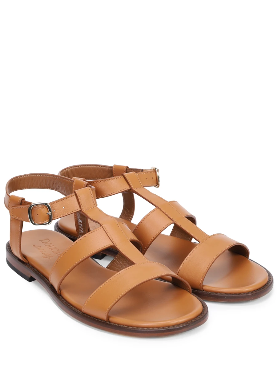 Сандалии кожаные