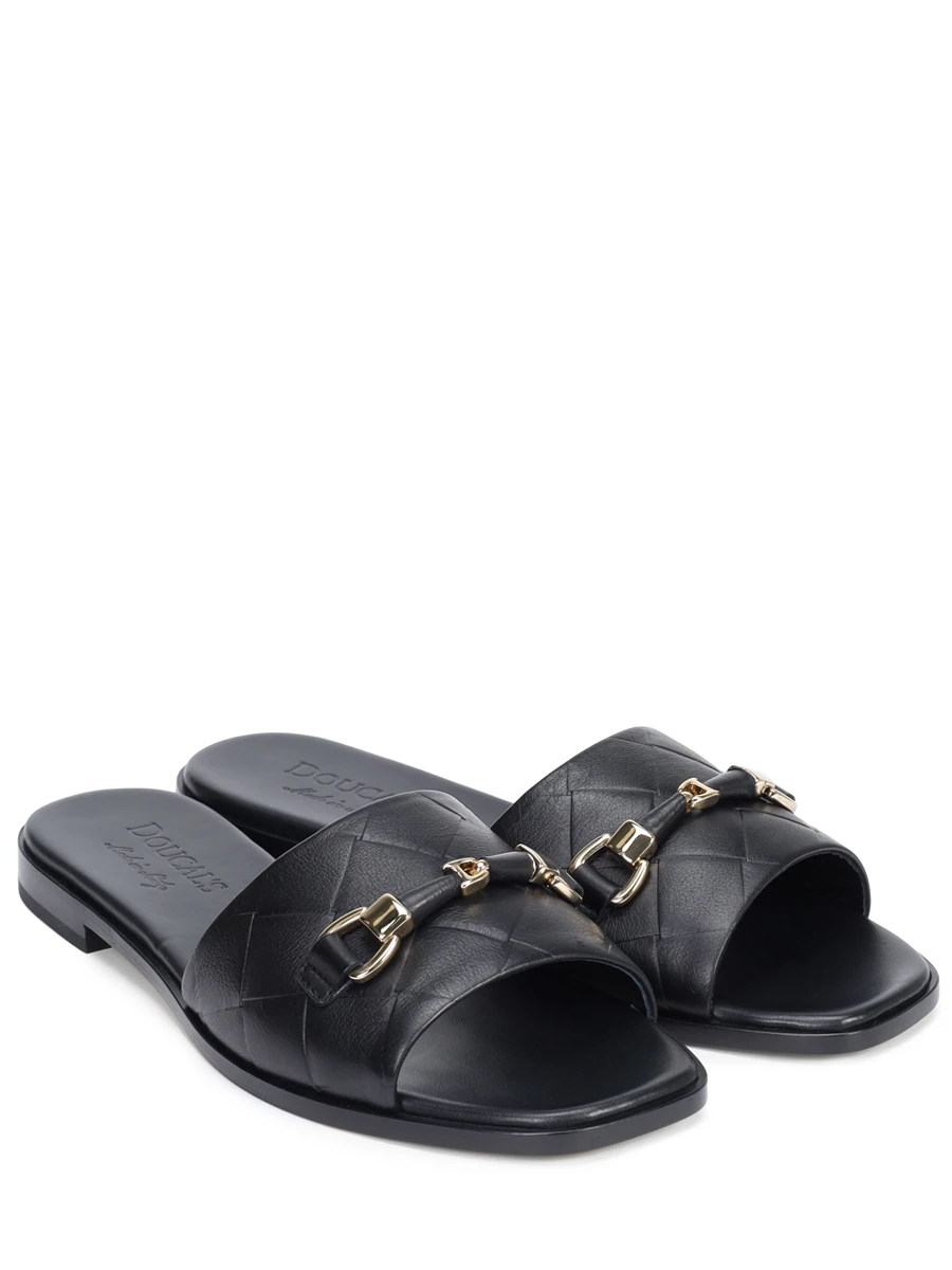 Шлепанцы кожаные