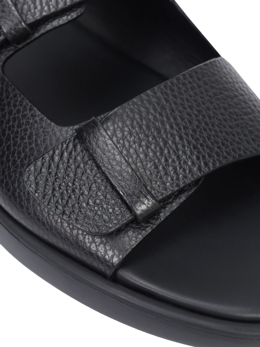 Сандалии кожаные