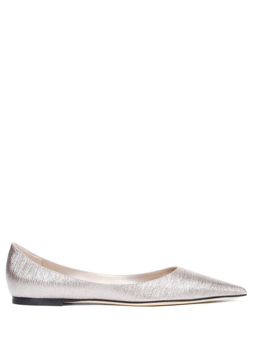 Балетки кожаные Love Flat JIMMY CHOO